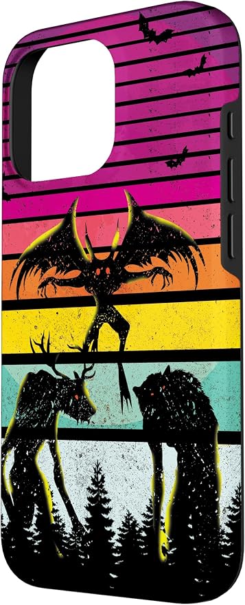 Cryptkin Cute Mothman Cryptid Map Case - Image 2