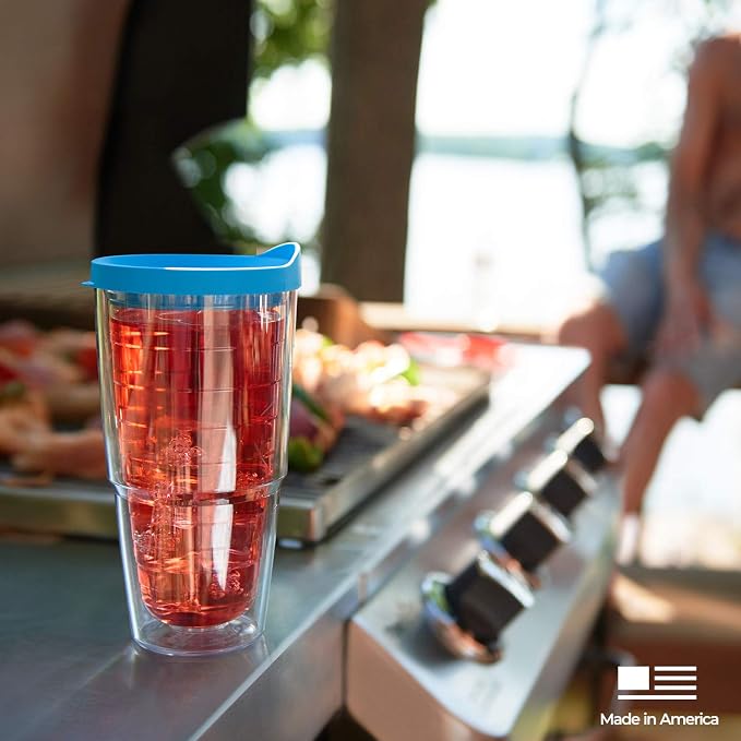 Tervis Clear & Colorful Tabletop Made in USA Double Walled Insulated Tumbler - Image 11
