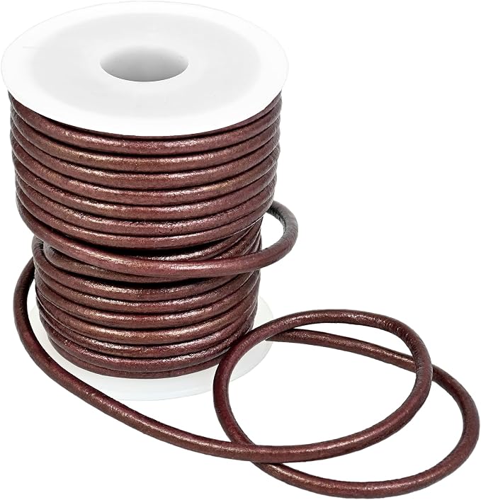 GENIQUE Real/Genuine Round Leather String Cord - Image 4