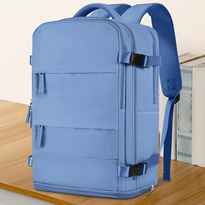 coowoz Large Travel Backpack For Women Men, Carry On Backpack Flight Approved - Image 2