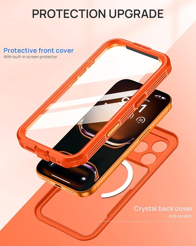 Lanhiem Magnetic for iPhone 17 Pro Max Case, IP68 Waterproof, Compatible - Image 5