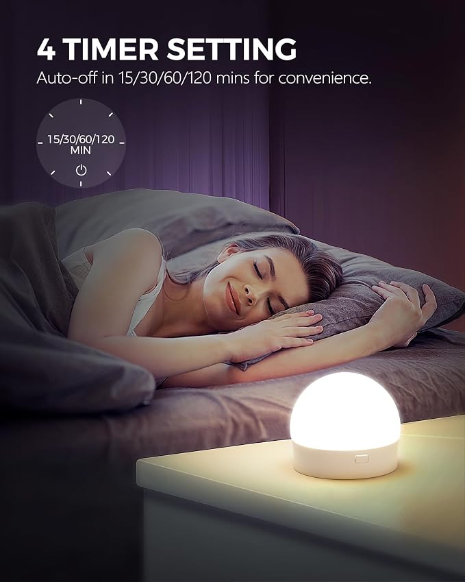 Rechargeable Light Bulbs with Remote Control 2 Packs, Battery Operated Light - Image 6