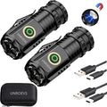 UNROEVS Mini Flashlight 2550 Lumens Rechargeable USB C Charging, Small by UNROEVS