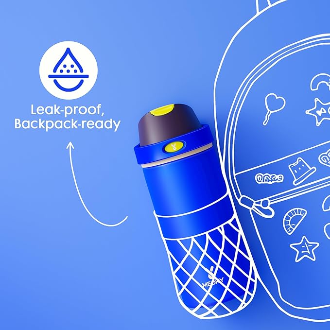 18 oz Insulated Water Bottle for Kids: Meoky Stainless Steel Water Bottle - Image 5