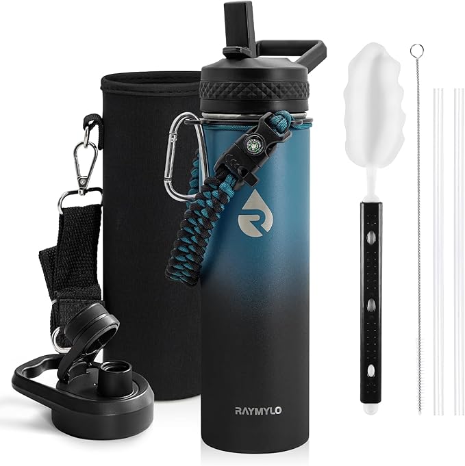 RAYMYLO Insulated Water Bottle 20 oz, Triple Wall Vacuum Stainless Steel by RAYMYLO