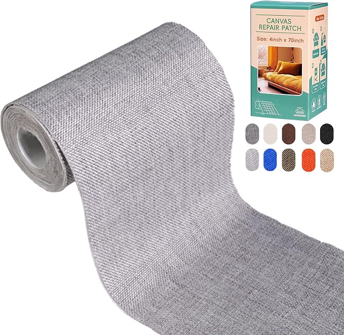 Canvas Repair Tape, Fabric Repair Patch, 4×70 Inches, Outdoor Gear Patch by Unknown