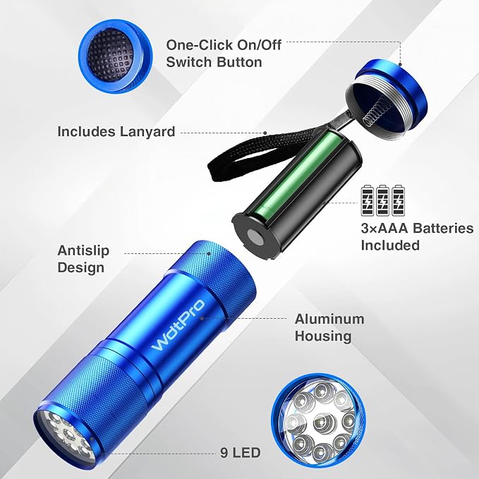 WdtPro LED Mini Flashlights, Super Bright Flashlight - Image 4