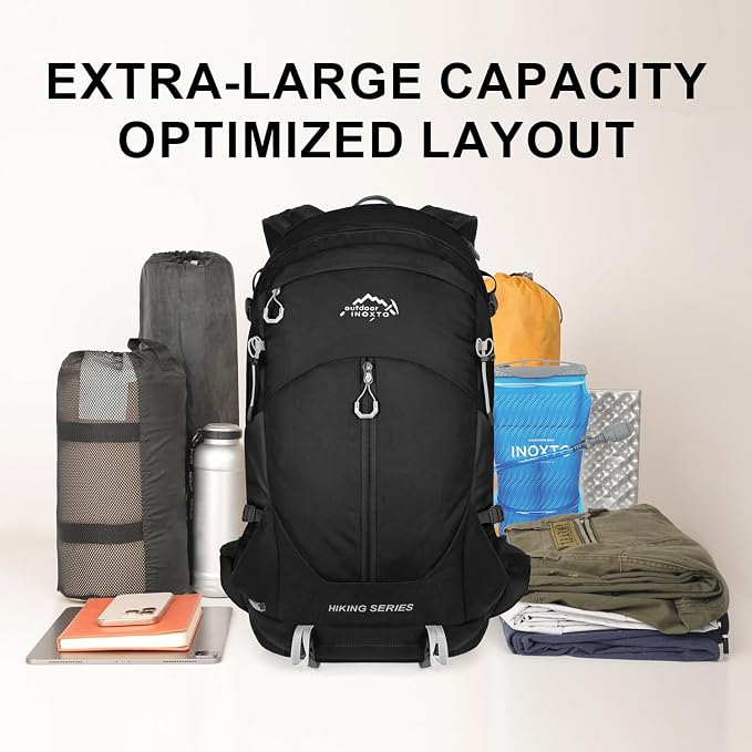 IX INOXTO Hiking Backpack, Camping Backpack, 30L Waterproof Hiking Daypack - Image 5