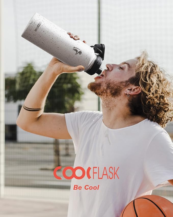 Coolflask Water Bottle 40 oz Insulated - Image 6
