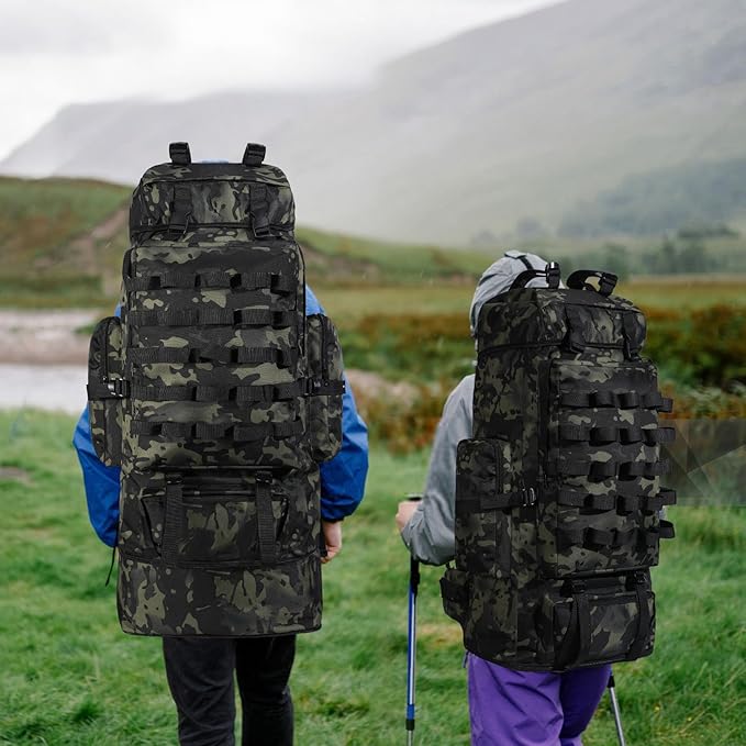 70L/100L Camping Hiking Backpack - Image 6