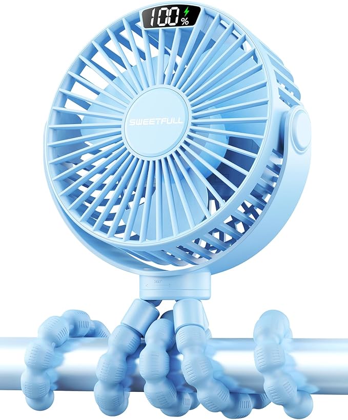SWEETFULL Portable Stroller Fan by SweetFull%C2%AE