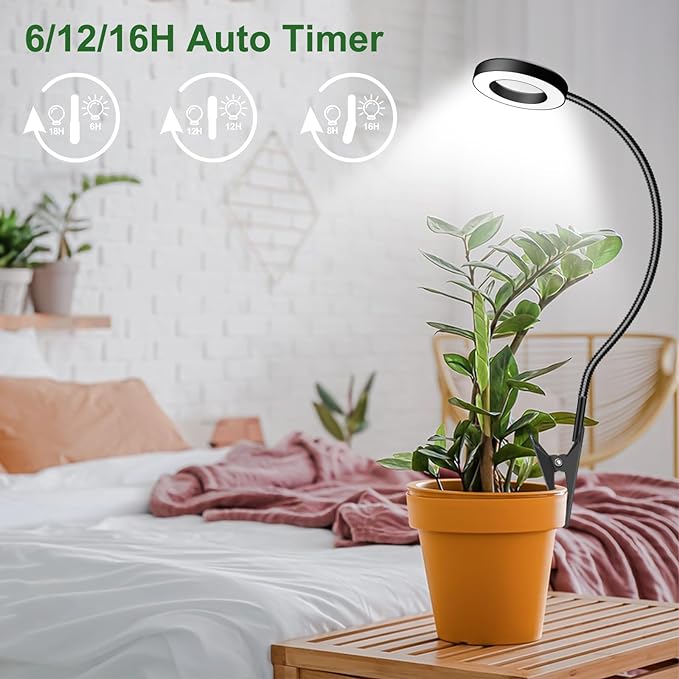 Wolezek 2 in 1 Grow Lights for Indoor Plants, 3 Colors Plant Lights - Image 6