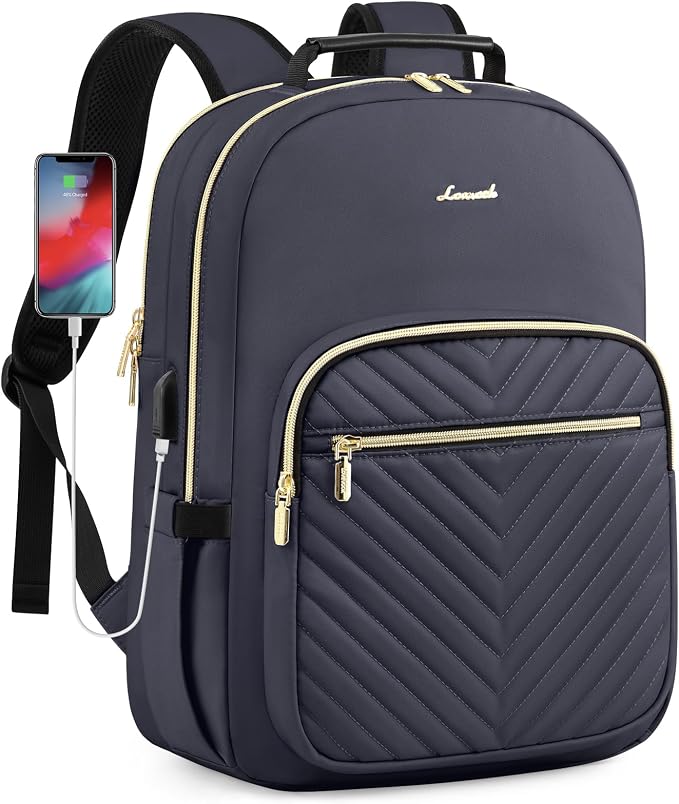 LOVEVOOK Laptop Backpack Purse for Women, Work Travel Computer Bags, College by LOVEVOOK