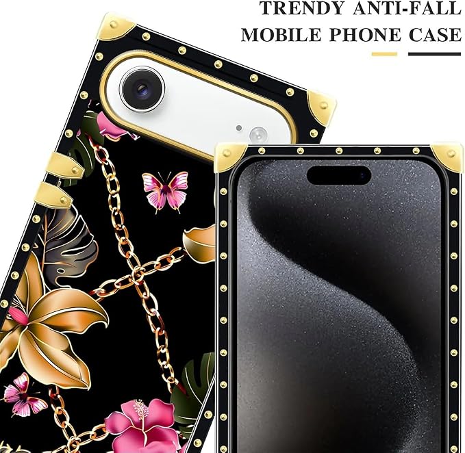 for iPhone 17 Air Case Luxury Golden Decoration - Image 4