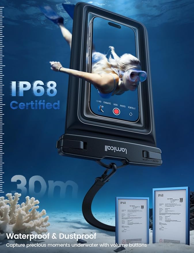Lamicall IP68 Floating Waterproof Phone Pouch - Image 3
