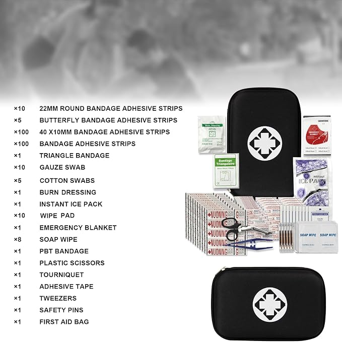 276Pcs First-Aid Kit Emergency-Kit Home-Car - Image 2