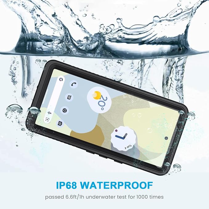 Lanhiem for Google Pixel 7 Case, IP68 Waterproof Dustproof - Image 4