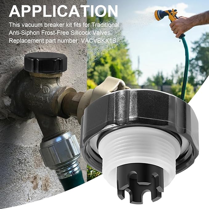 Replaces for VACVBKX1B Vacuum Breaker Replacement Kit for Traditional - Image 2