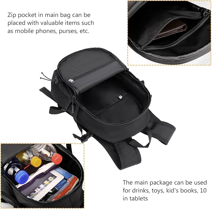 ArcEnCiel 10L/20L Mini X-Small Tactical Backpack MOLLE Daypack Gear Pack - Image 5
