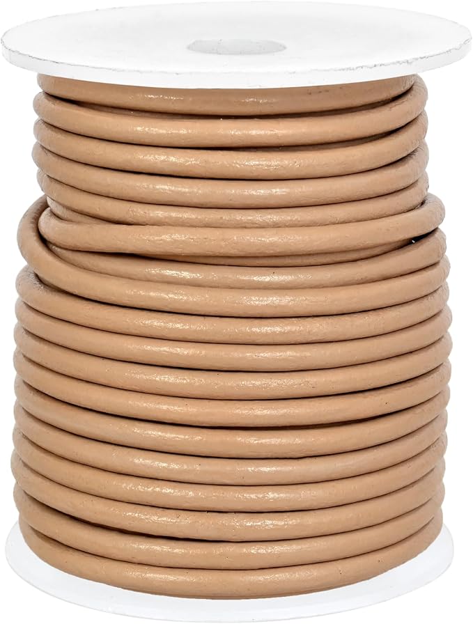 GENIQUE Real/Genuine Round Leather String Cord - Image 3