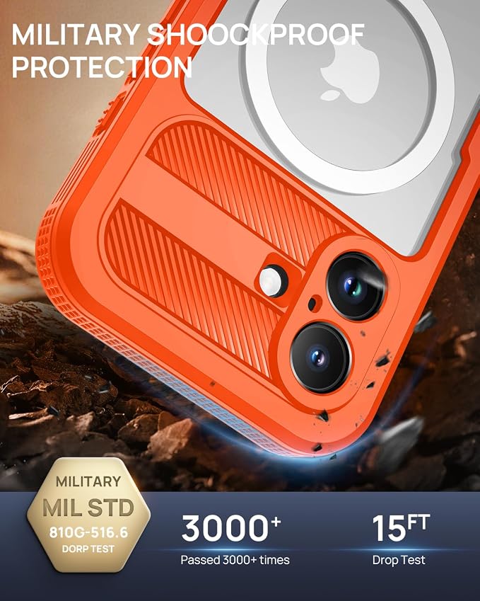 Lanhiem Magnetic for iPhone 17 Case, IP68 Waterproof, Compatible - Image 5
