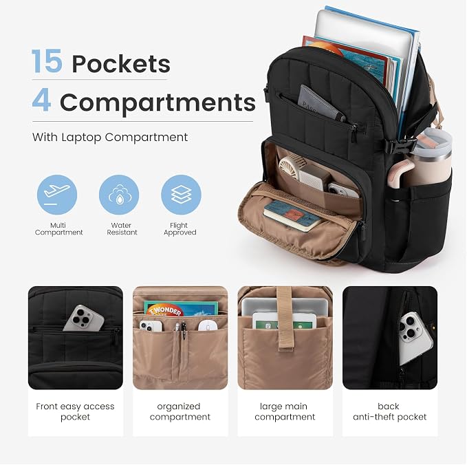 LOVEVOOK Laptop Backpack for Women - Image 3