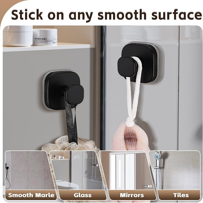 Heavy Duty Reusable Suction Cup Hooks - Image 3