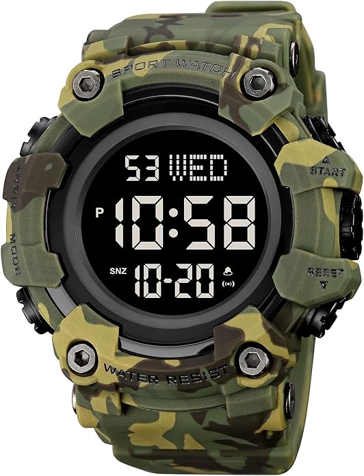 FANMIS Mens Military Multifunction Digital LED Watch Electronic Waterproof - Image 2