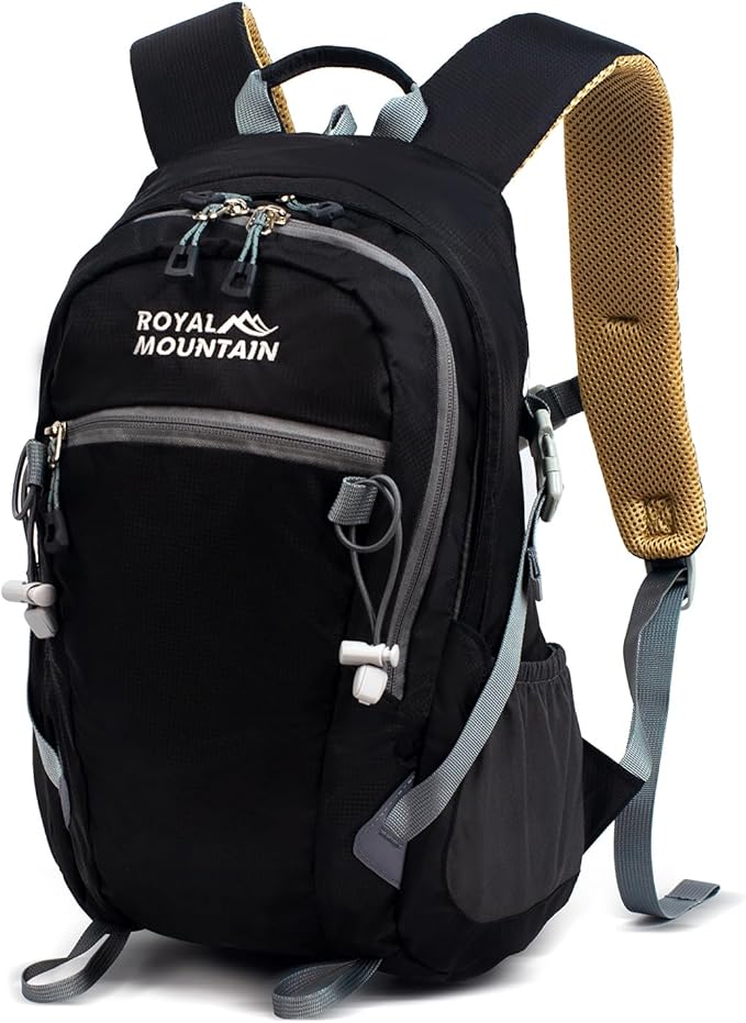 Hiking Backpack With Rain-cover, 20L Travel Backpacks by ROYALMOUNTAIN