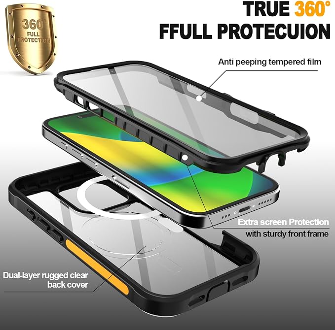AICase Magnetic for iPhone 16 Pro Case Compatible - Image 5