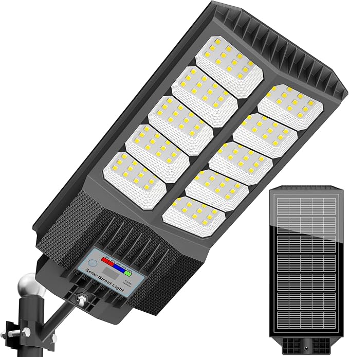 Solar Street Lights Outdoor Waterproof Dusk to Down by XCQMHF