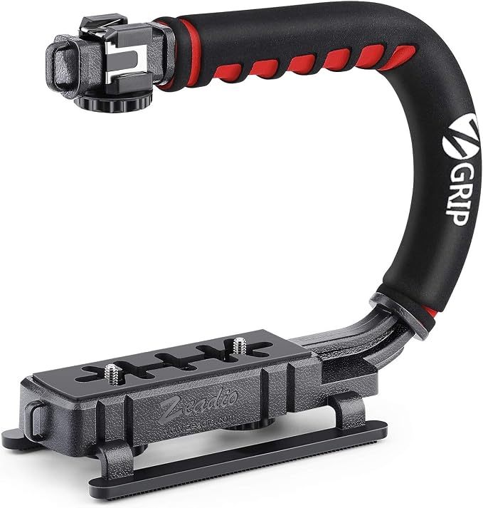Zeadio Video Action Stabilizing Handle Grip Handheld Stabilizer by Zeadio