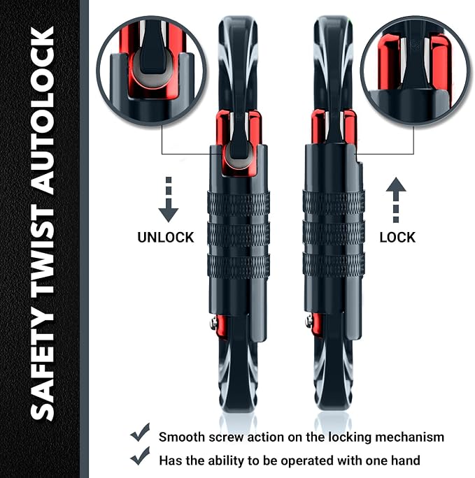 Rhino Produxs 12kN Heavy Duty Carabiner Clips, - Image 3