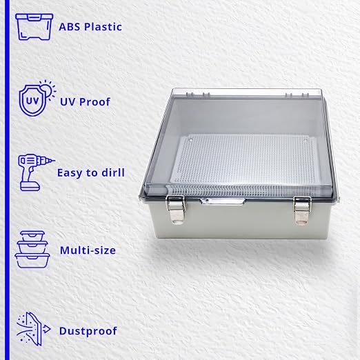 MAKERELE Outside Electrical Box Plastic Enclosure IP67 Waterproof junction Box - Image 5