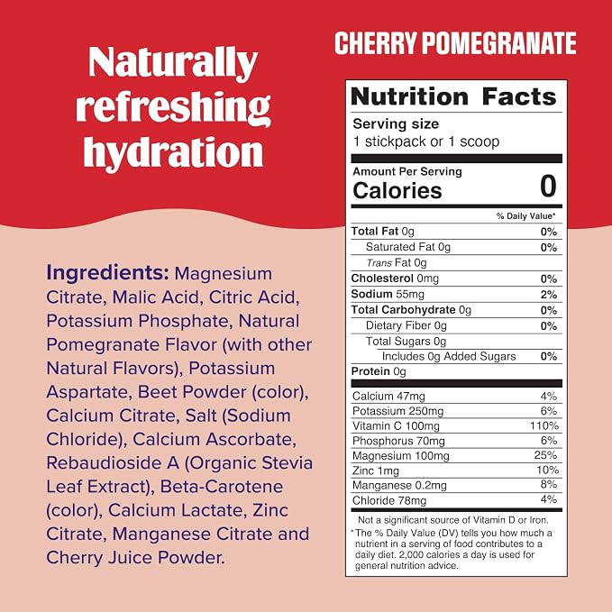 Ultima Replenisher Daily Electrolyte Powder Drink Mix – Sugar Free – Cherry - Image 3