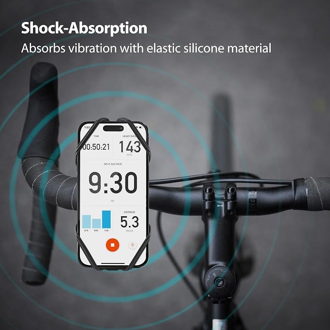 BONE Bike Tie 4 Magnetic, Magnetic Bike Phone Mount, Scratch-Free Silicone - Image 4