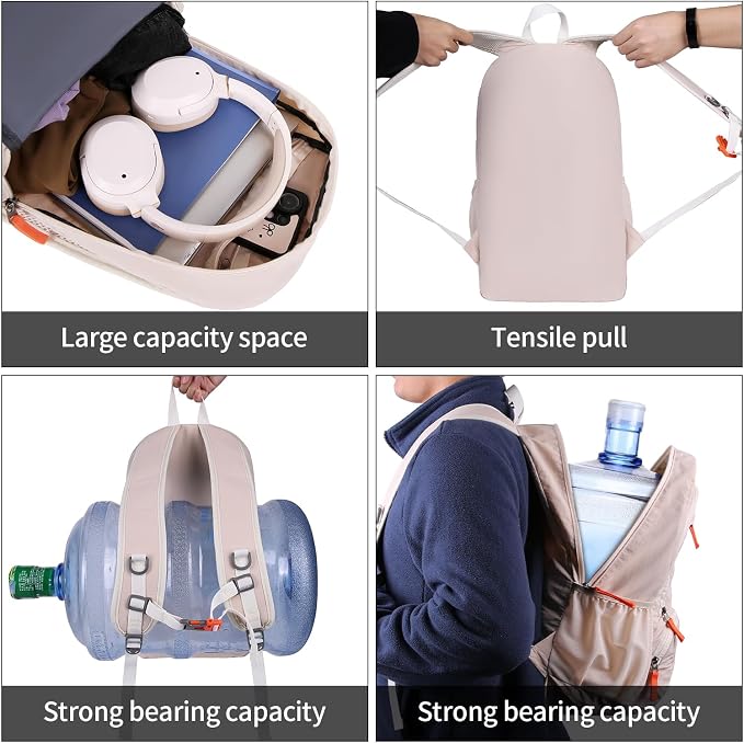 FENGDONG 35L Lightweight Foldable Waterproof Packable Travel Small Hiking - Image 5