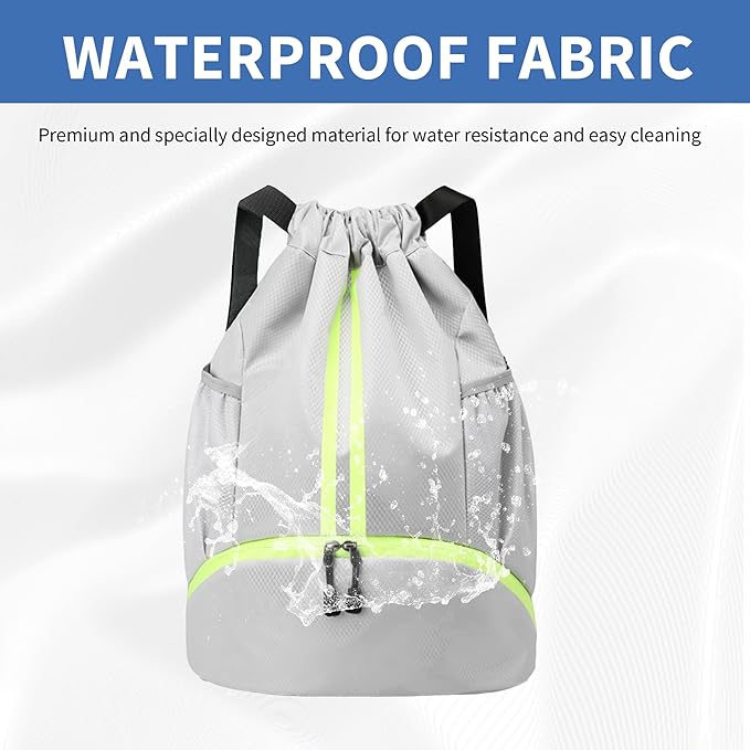 JELUTAR Drawstring Backpack Gym Bag - Image 4