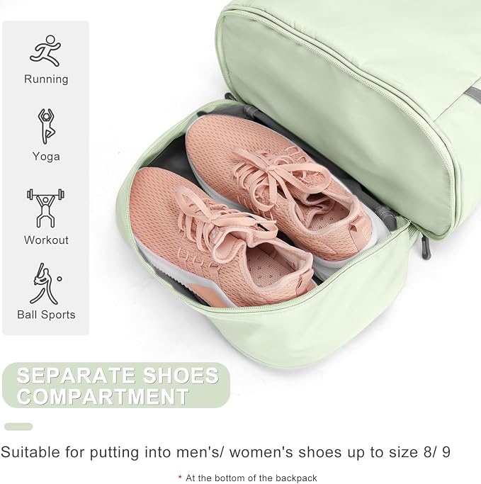 coofay Gym Backpack For Women Waterproof Backpack - Image 5