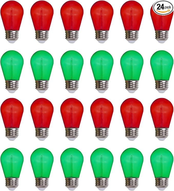 Jslinter Colored String LED Light Bulbs by Jslinter