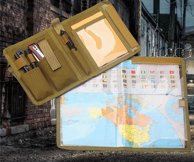 Tactical Map Case Multifunctional Map Pouch - Image 4