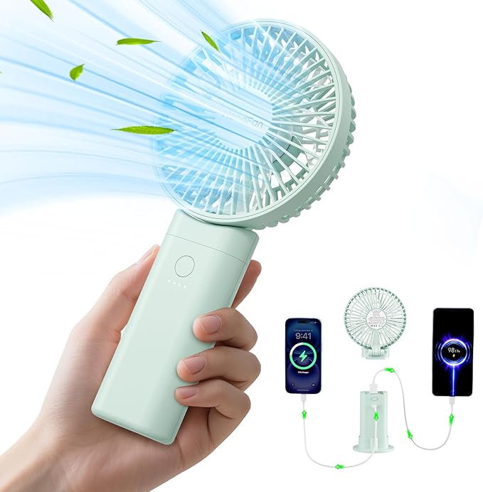 HandFan Upgraded 10, 000 mAh Quiet Handheld Fan - Image 7