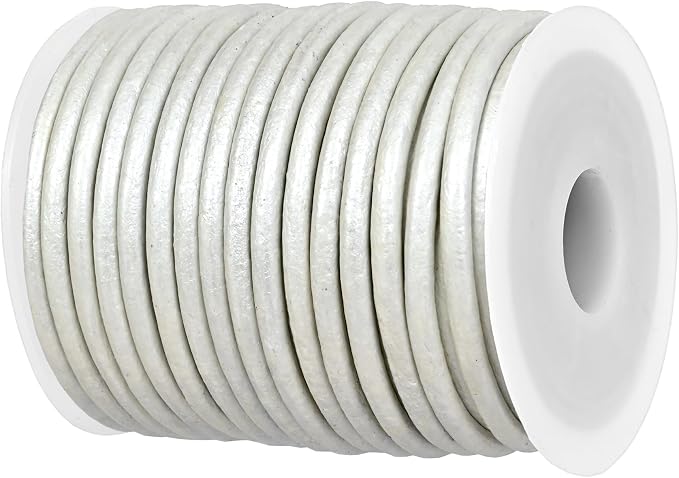 GENIQUE Real/Genuine Round Leather String Cord by GENIQUE