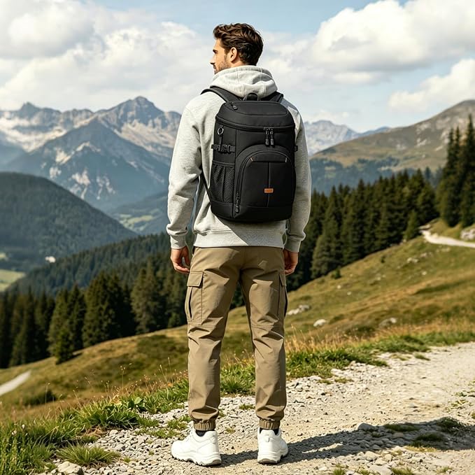 Pritent Cooler Backpack for Men Women Insulated Waterproof Backpack Cooler Leak - Image 2