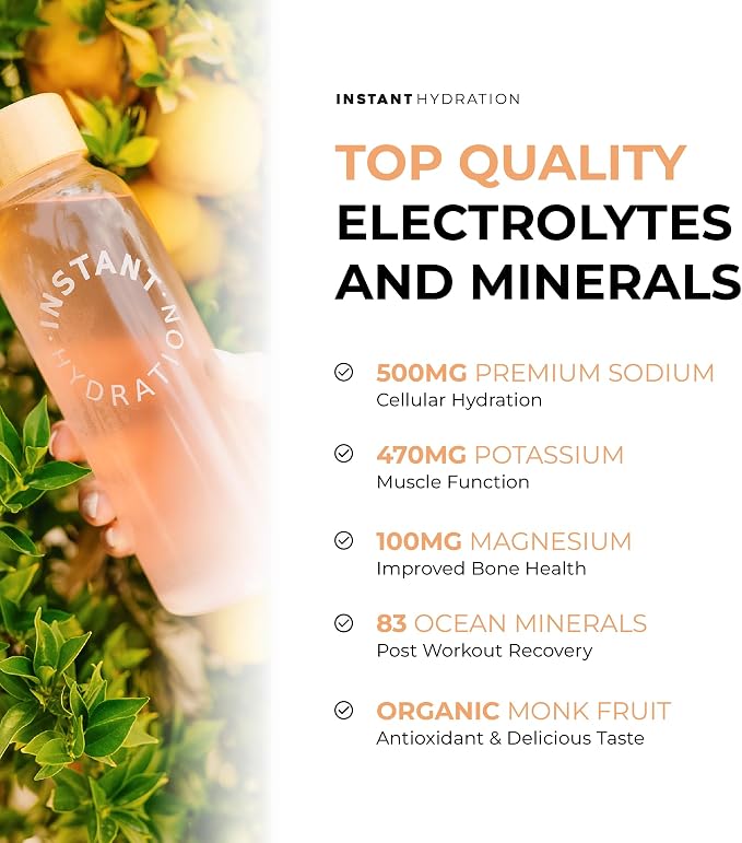 Instant Hydration Electrolytes Powder Packets - Image 3
