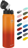 Fanhaw 32 oz Insulated Stainless Steel Water Bottle by FANHAW