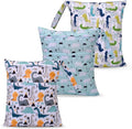 3pcs Cloth Diaper Wet Dry Bags Waterproof Reusable by Welcometoeaxin