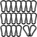 20PCS M8 Heavy Duty Carabiner Clip, 3Inch Snap Hook Quick Link Small Carabiner by XHAMXE