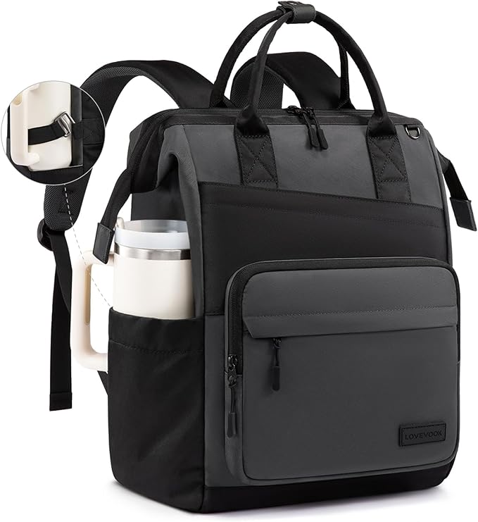 LOVEVOOK Laptop Backpack for Women, 15.6 Inch Travel Backpack for Work College by LOVEVOOK