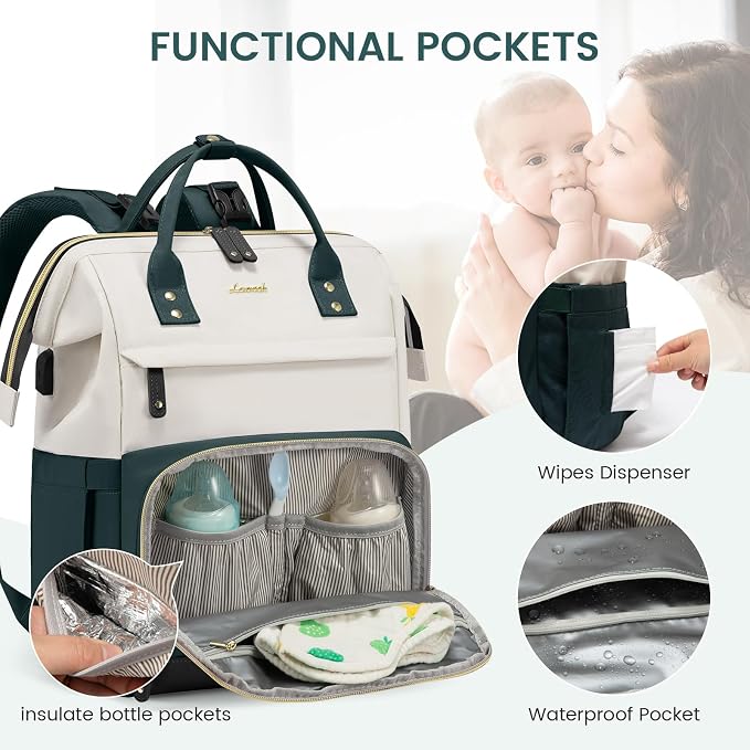 LOVEVOOK Diaper Bag Backpack, Baby Bag - Image 3